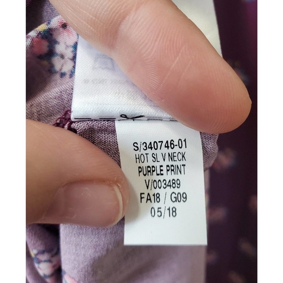 Old Navy Womens Purple Floral Rayon Scoop Neck Sleeveless Long Maxi Dress Size M - Picture 14 of 16